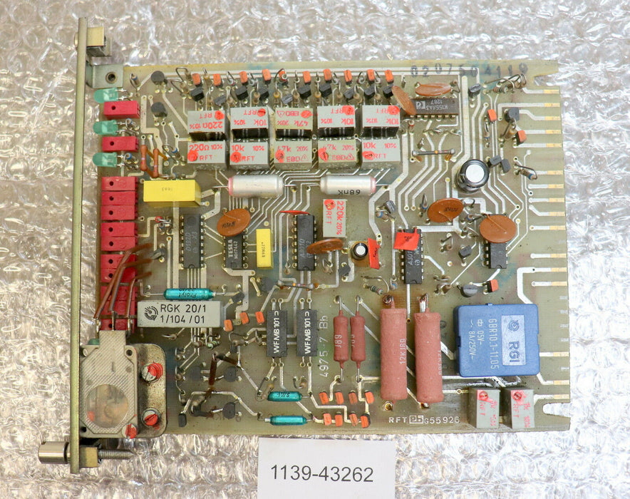 VEM NUMERIK RFT DDR ÜW3-SV Platine413938-9 NKM 4975-7 RFT 55926 gebraucht - ok