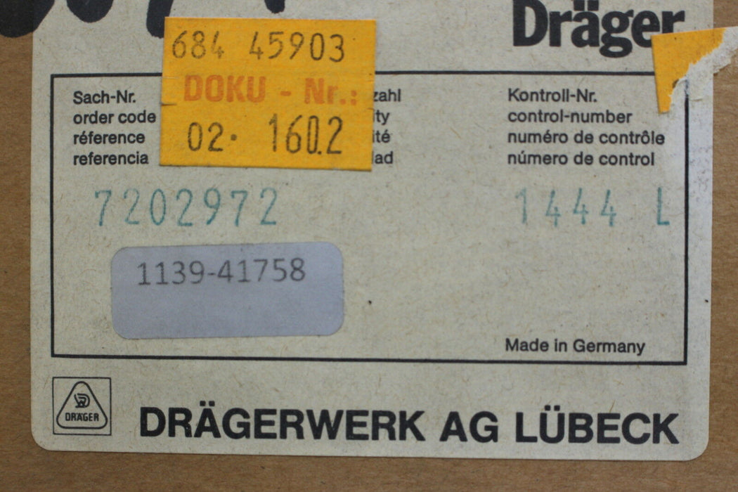 DRÄGER Manometer Typ 7202972 0-315bar Kl.1,6 G1/2"