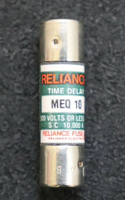 RELIANCE 5x Sicherungseinsatz fuse-link MEQ 10 10A 500V - unbenutzt
