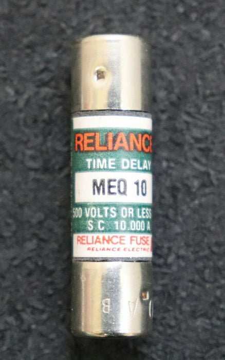 RELIANCE 5x Sicherungseinsatz fuse-link MEQ 10 10A 500V - unbenutzt