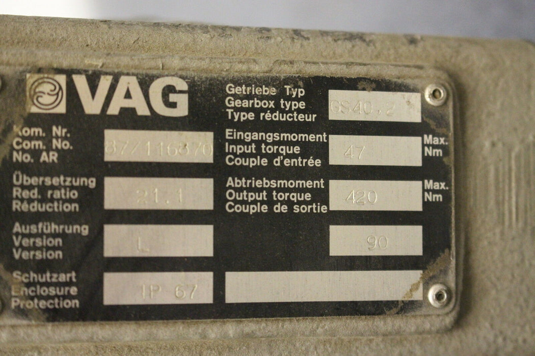 VAG 1 Absperrklappe mit Schneckengetriebe EKN DN200 PN10 ABN nachDIN 3354-3