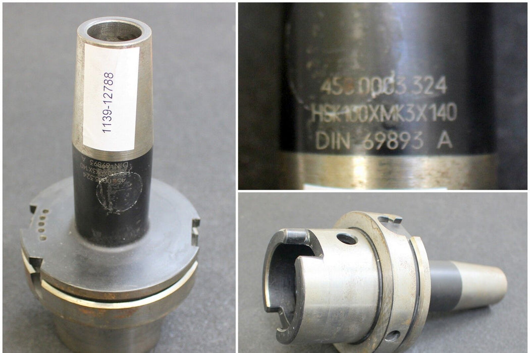 KELCH HSK100 Zwischenhülse Form C 458.0003.324 für Schaftfräser MK3x140