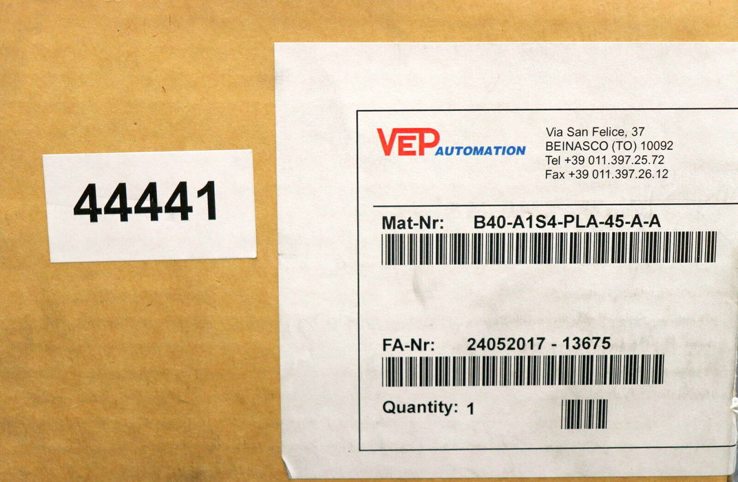 VEP AUTOMATION Flansch-Greifer Greifer-Spanner B40-A1S4-PLA-45-A-A Zylind.Ø 40mm