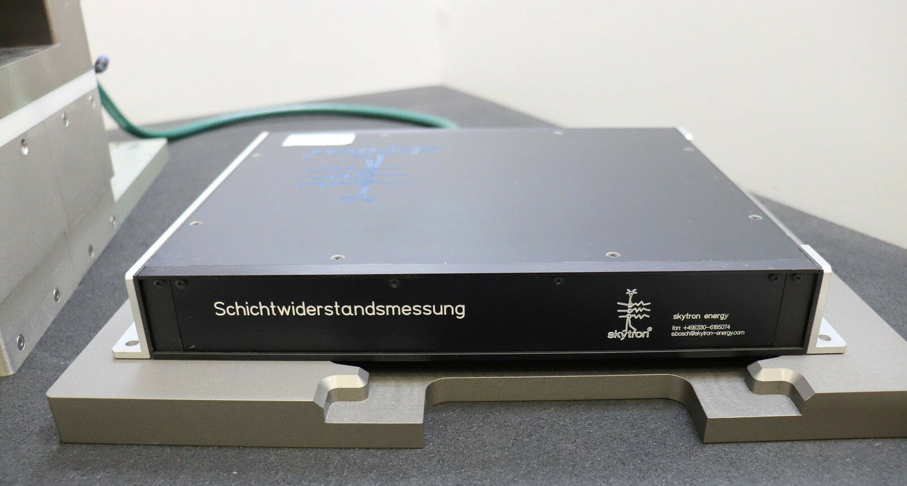 SKYTRON Messvorrichtung für die Schichtwiderstandsmessung von Wafern + Zubehör