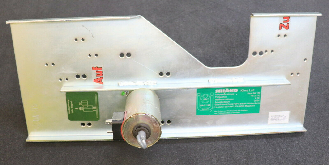 SCHAKO Absperrvorrichtung Serie BK150 für Brandschutzklappe BK150 - PA-X 150