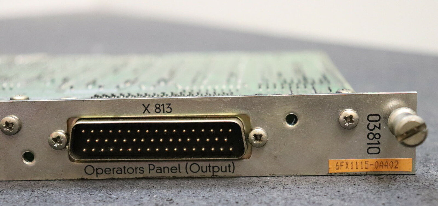 SIEMENS SINUMERIK Video Anschaltung 6FX1115-0AA02 Version C gebraucht - ok
