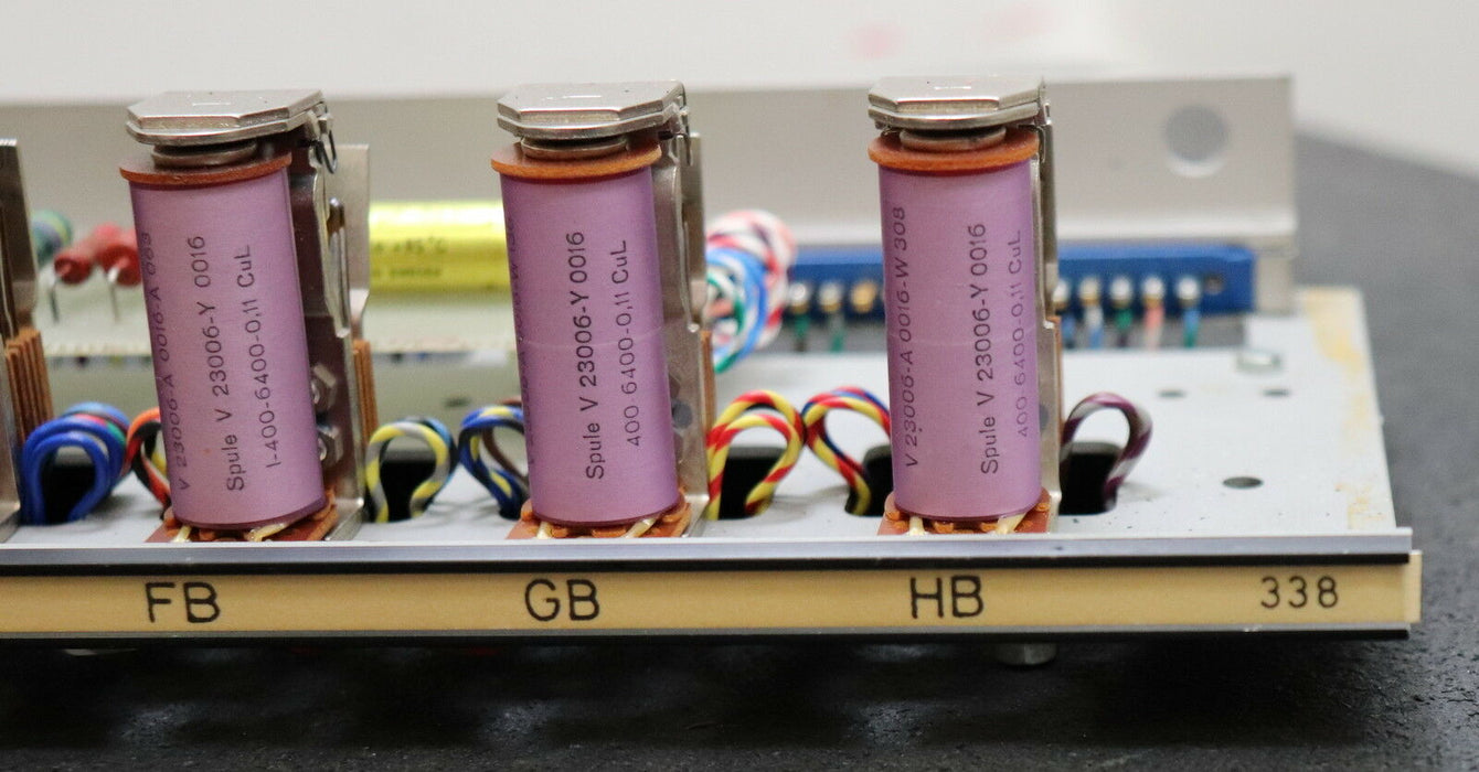 S.I.P. SCHÜTTE Einschub Karte 338 f. Lehrenbohrwerk mit Platine 460473 gebraucht