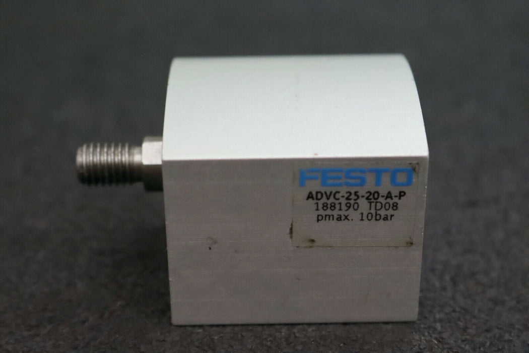 FESTO Kompaktzylinder ADVC-25-20-A-P Mat-Nr. 188190 Kolben-Ø 25mm Hub 20mm