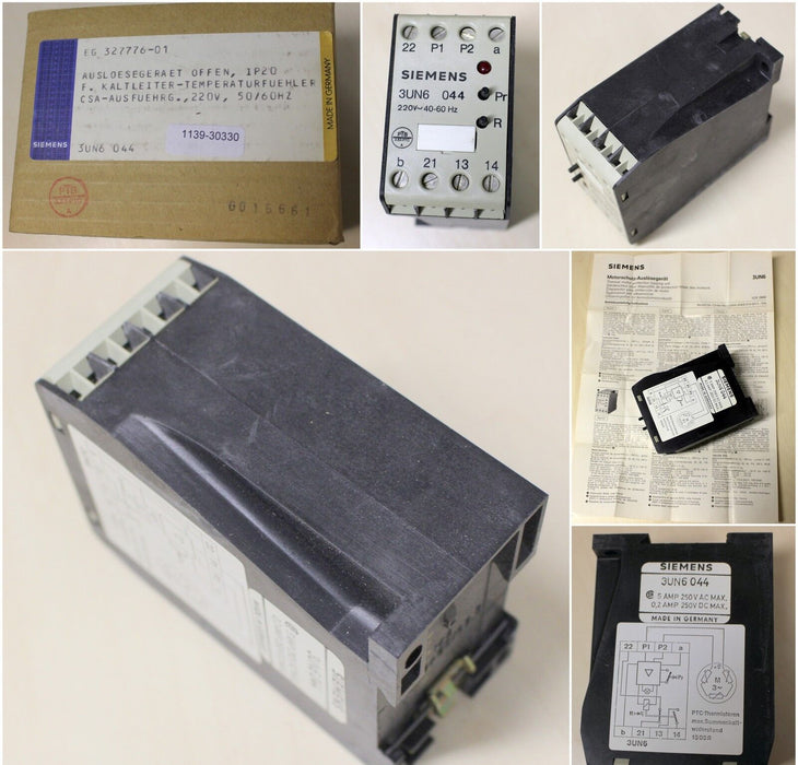 SIEMENS Thermistor-Motorschutz 3UN6044 220VAC Kaltleiter-Temperaturfühler