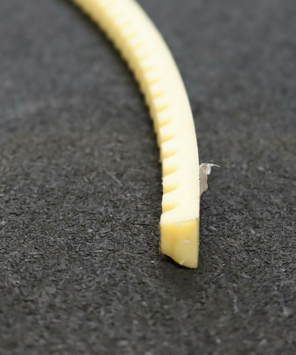 39m PU-Keilriemen 13x8mm gezahnt Teilung 8mm endloss Beige Profil PWR-P13