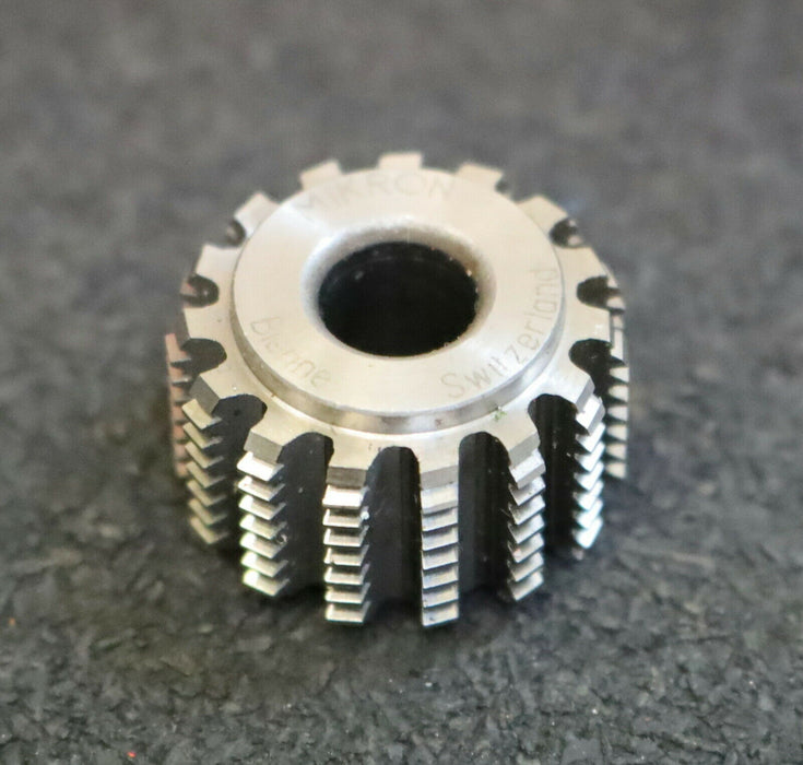 MIKRON Vollstahl-Wälzfräser No. 85752 m= 0,48 ho= 0,96 Abmessungen Ø24x15xØ8mm