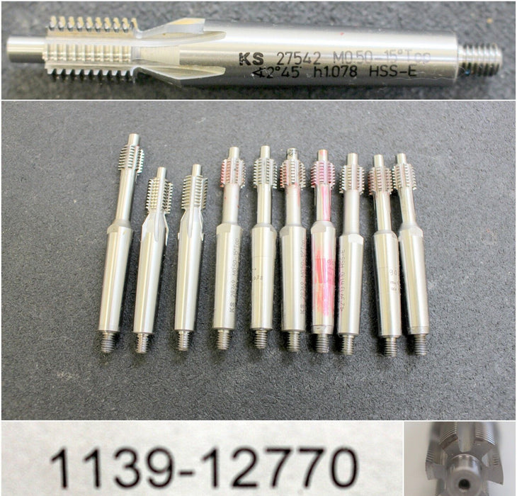 Schaftfräser-Wälzfräser f. MIKRON 102-Modul 0,5-Überschneider-15°-Ø11,7mm-10Stk