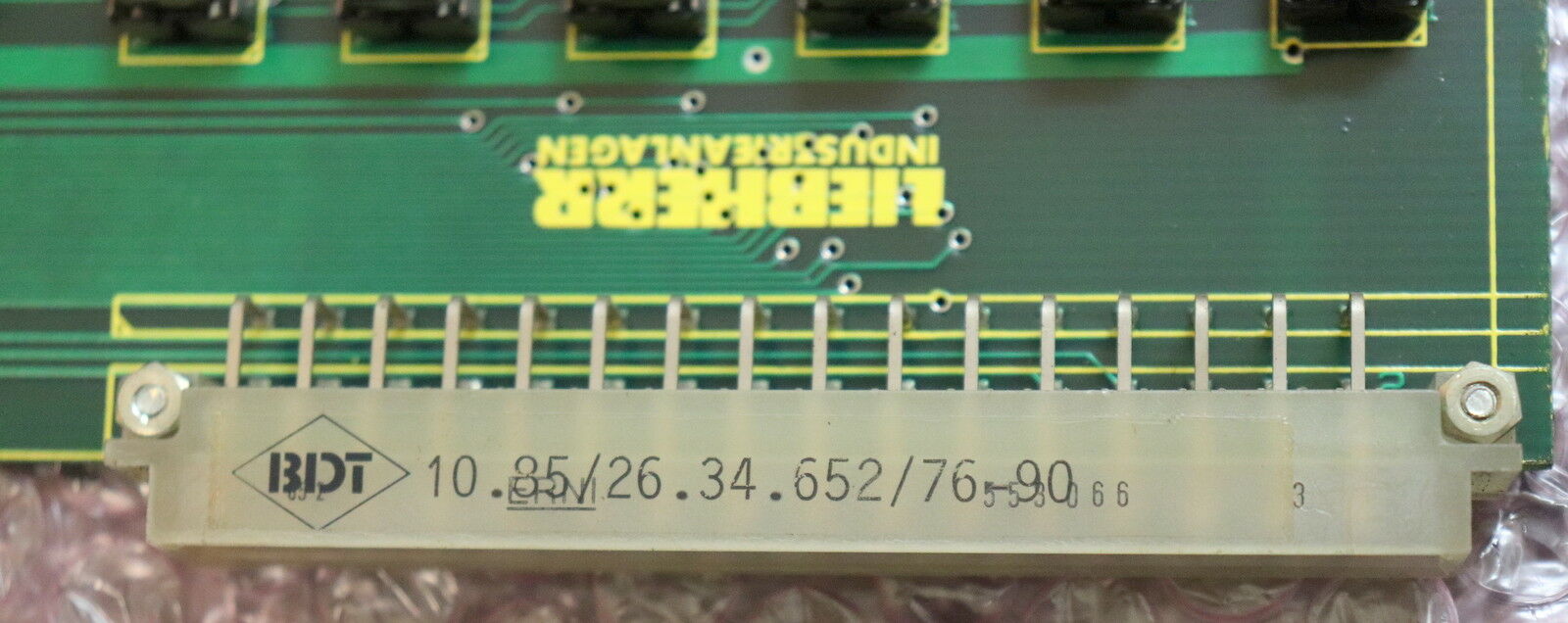 LIEBHERR BDT Platine 76-90 Eingabe Handrad 26.34.652 Ersatz für Modul von ABB BB