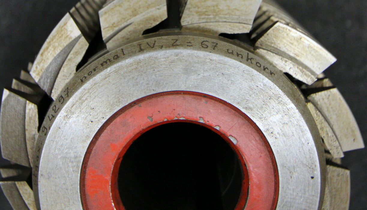 SAAZOR Stollenwälzfräser involute spline hob m= 3mm BP IV nach DIN3972 15° EGW