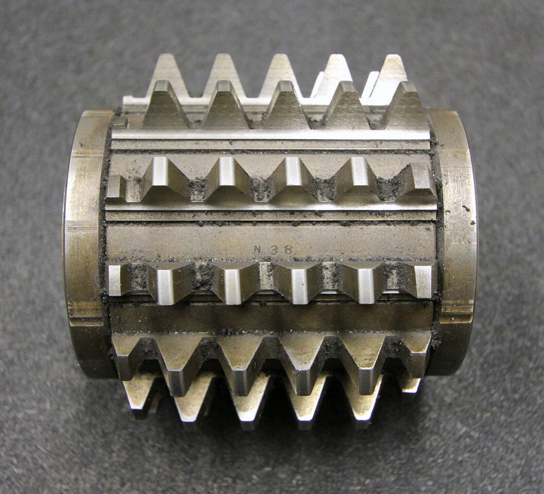 FETTE Stollenwälzfräser involute spline hob m= 5mm BP II nach DIN3972 20° EGW