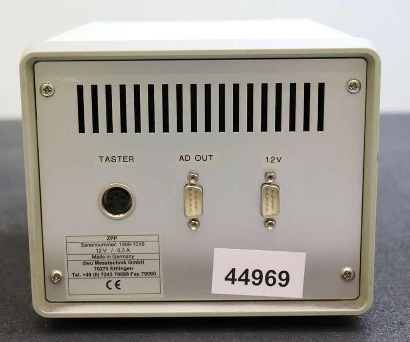 DWU Auswerteeinheit ZPP für die Nachrüstung bei Zahnradmessgeräten 12V 0,3A