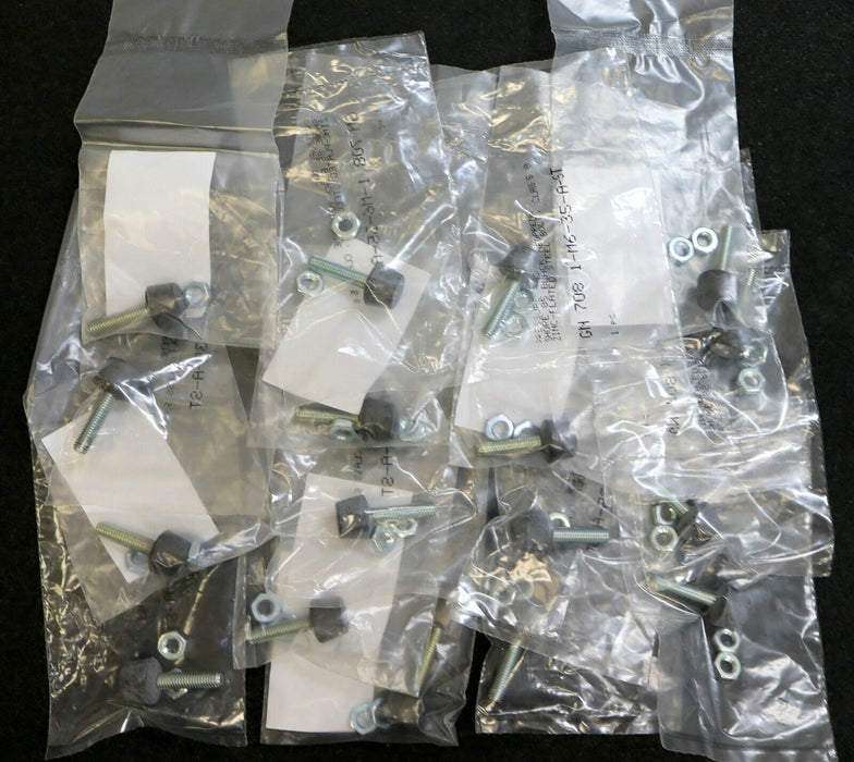 GANTER 17x Andrückschraube aus Stahl GN 708.1-M6-35-A-ST Gewinde M6