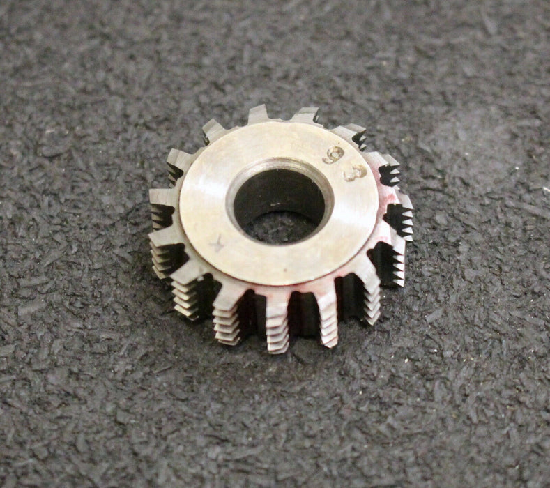 KÖPFER Vollstahl-Wälzfräser m= 0,4mm 20° EGW 1gg. rechts 15 Spannuten