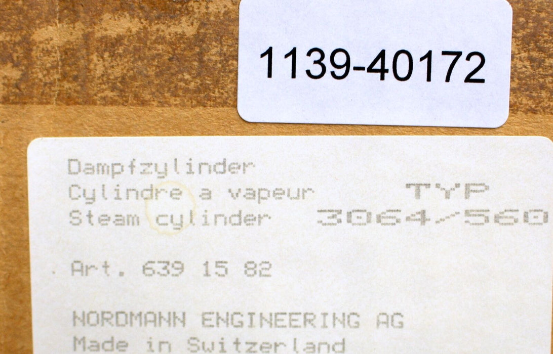 NORDMANN Dampfzylinder 3064/560 Art.Nr. 6391582 mit  Adapter