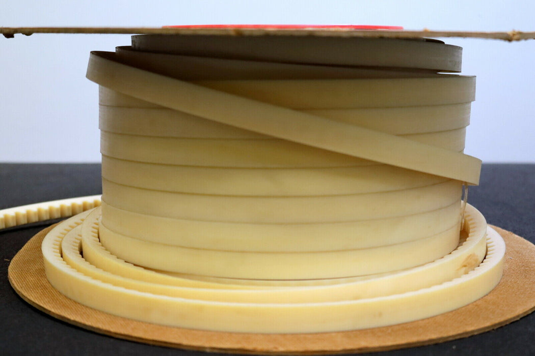 35m PU-Keilriemen 17x11mm gezahnt Teilung 11mm endloss Beige Profil PWR-P17