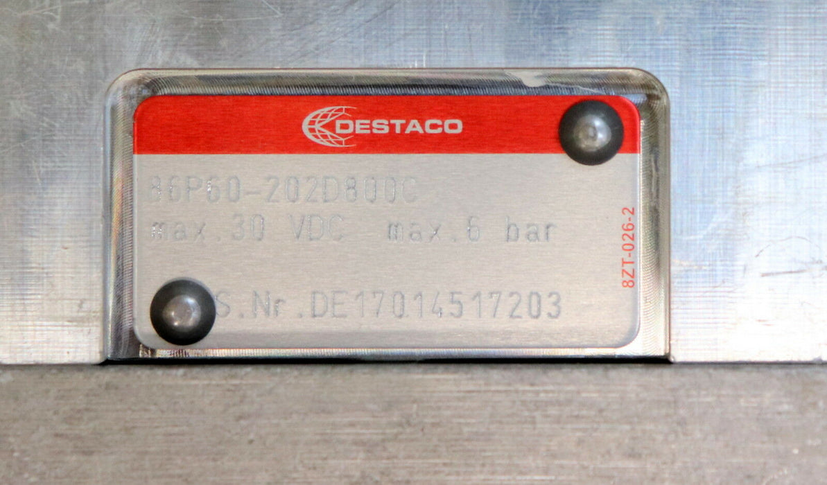 DESTACO Stiftziehzylinder, einfache Ausführung 86P60-202D800C 60mm Hub