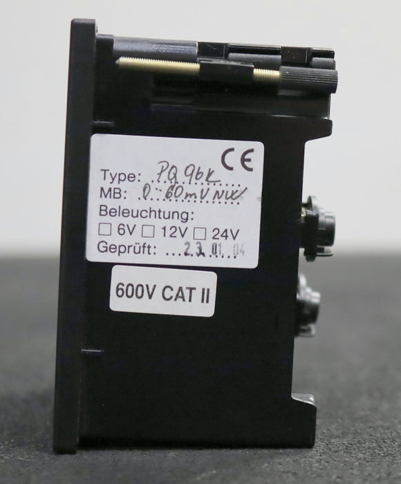 Bild des Artikels AEG-Drehspul-Messwerk-Moving-coil-measuring-mechanism-PQ96K-0-60mV-Maße-95x95mm