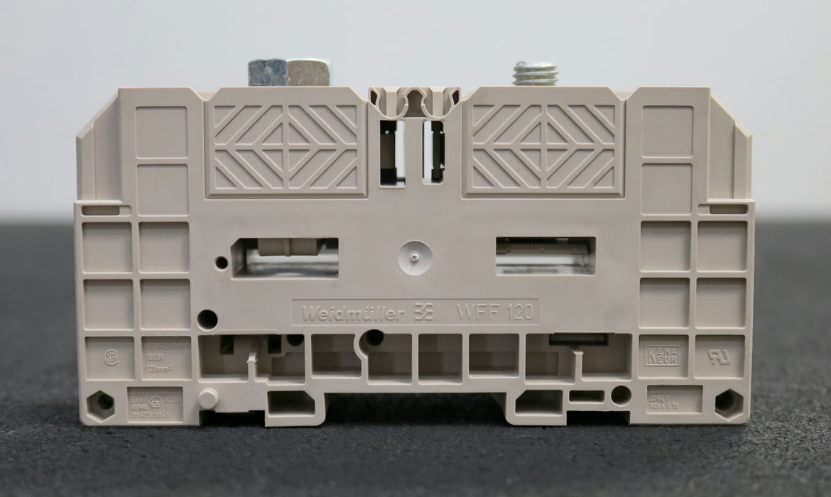 Bild des Artikels WEIDMÜLLER-Bolzenklemme-WFF-120-Kabelquerschnitt-120mm²-gebraucht-top-Zustand