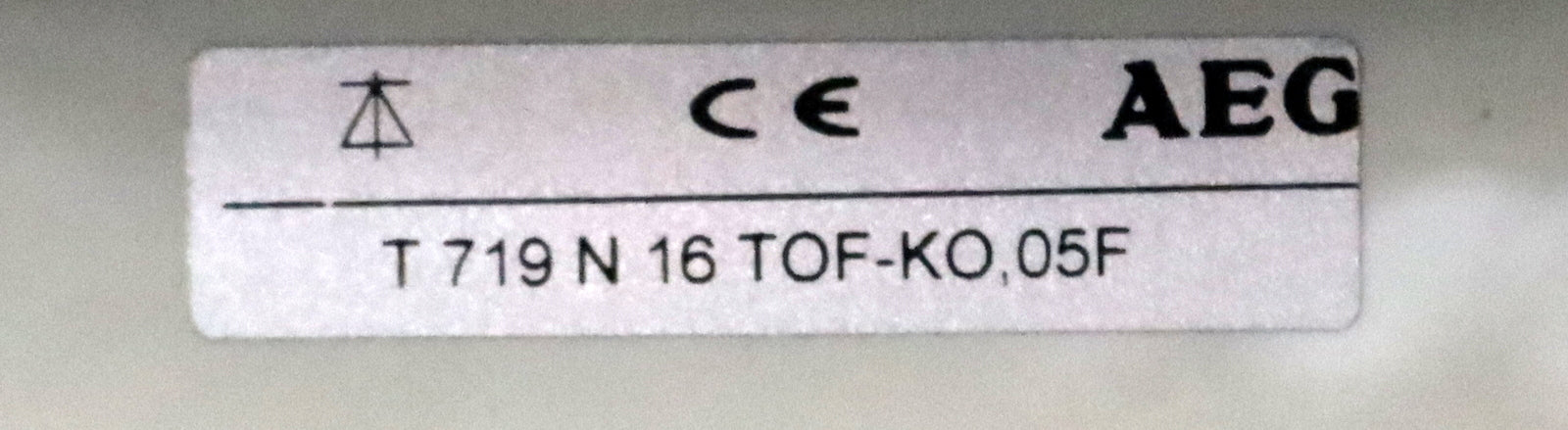 Bild des Artikels AEG-/-EUPEC-Dioden-Gleichrichter-Modul-Id.-53721-A---T719N16TOF-24R9-