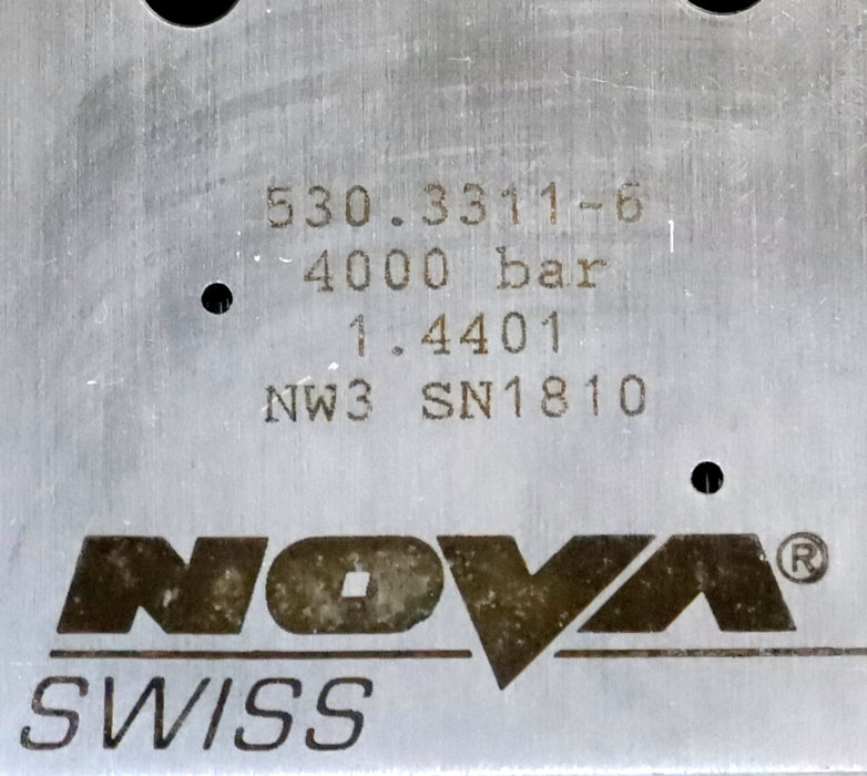 Bild des Artikels NOVA-SWISS-Pneumatisches-Hochdruckventil-Nennweite-NW3-Art.Nr-530.3311-6-4000bar