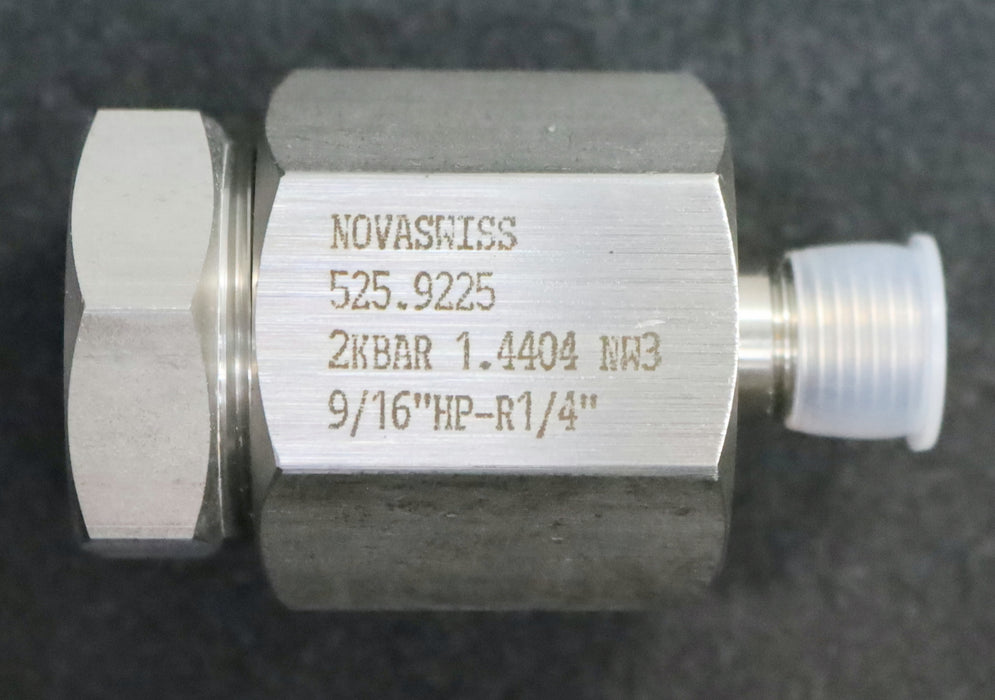 Bild des Artikels NOVA-SWISS-Übergangsstück-für-pneumatisches-Hochdruckventil-Nennweite-NW3