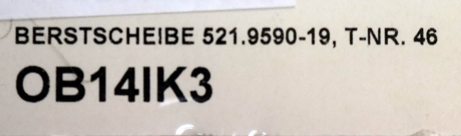 Bild des Artikels NOVA-SWISS-Berstscheibe-für-pneumatisches-Hochdruckventil-NW-6,35-Nr.525.9590-19
