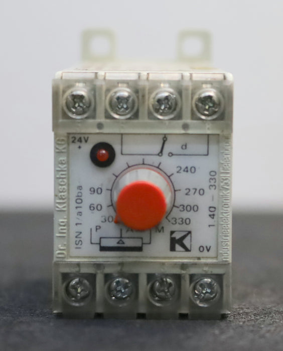 Bild des Artikels KLASCHKA-Drehzahl-Messrelais-ISN-1/a10ba-1.40-330-SNr.-17.01-25-U=--24VDC