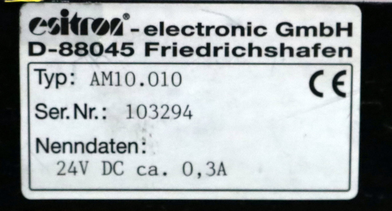 Bild des Artikels ESITRON-Anzeige-Display-Modul-AM-10-Typ-AM10.010-24VDC-0,3A