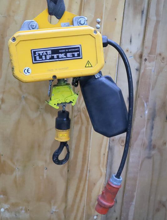 Bild des Artikels STAR-LIFTKET-Elektrokettenzug-Tragfähigkeit-250kg-Hubhöhe-8m-Kette-5,2mm