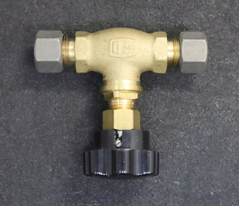 Bild des Artikels ERMETO-Durchgangsventil-PN10-Gehäuse-DIN3512-Messing-RohraußenØ-12mm