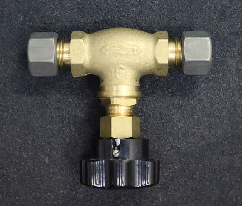 Bild des Artikels ERMETO-Durchgangsventil-PN10-Gehäuse-DIN3512-Messing-RohraußenØ-12mm