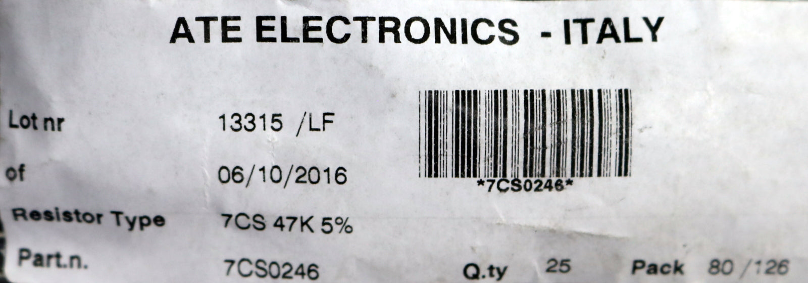 Bild des Artikels ATE-32x-Drahtwiderstand-Resistor-Type-7CS-47K-5%-Part--No.-7CS0246-unbenutzt