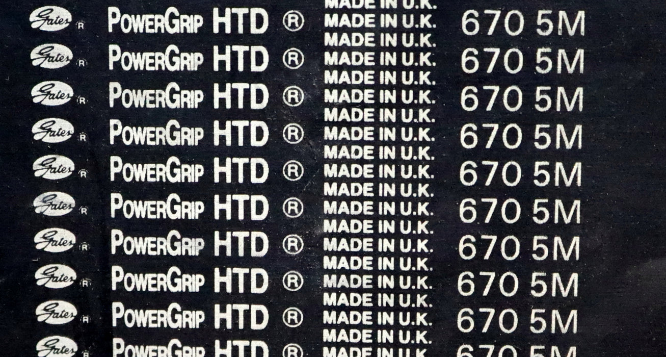 Bild des Artikels GATES-150mm-breiter-Zahnriemen-Timing-belt-5M-Breite-150mm-Länge-670mm