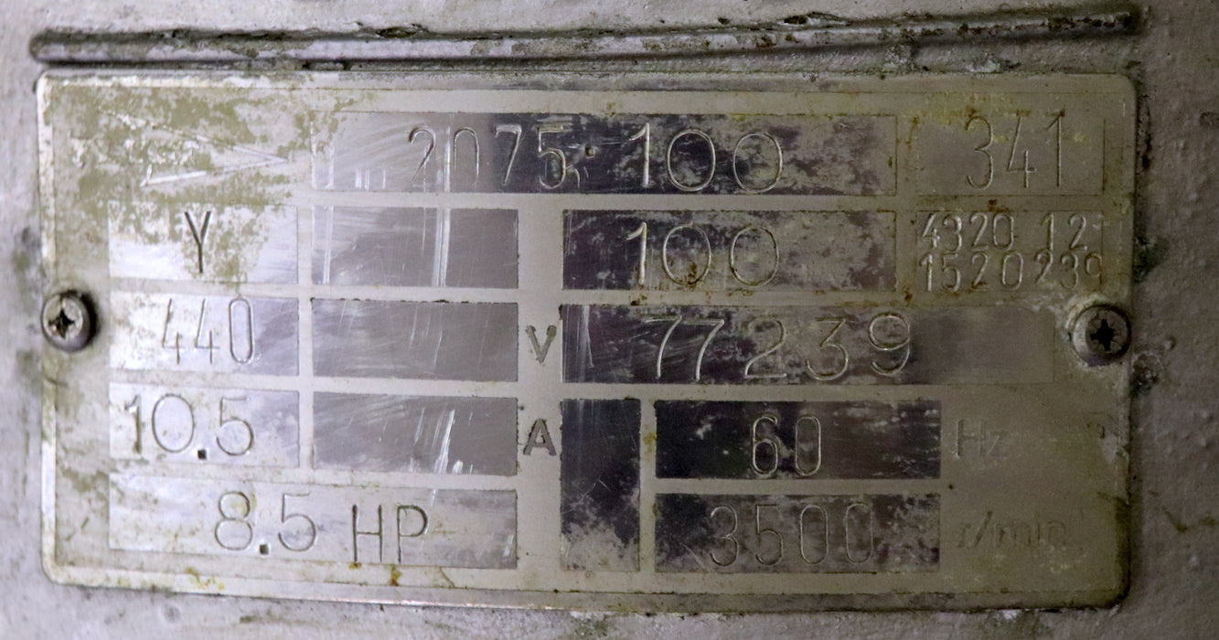 Bild des Artikels FLYGT-Schmutzwasser-Pumpe-6,2kW-(8,5PS)-mit-Laufrad-341-Typ-2075.100-3.500U/min