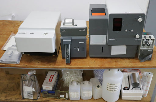 Bild des Artikels EPPENDORF-Elektrolyt-Messplatz-MFM-6351-mit-Flammen-Photometer-6343-N-350