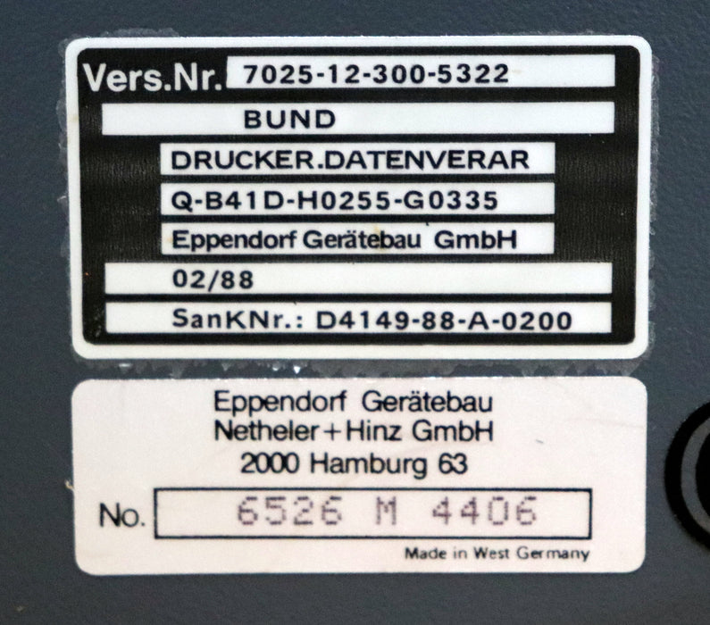 Bild des Artikels EPPENDORF-Elektrolyt-Messplatz-MFM-6351-mit-Flammen-Photometer-6343-N-350