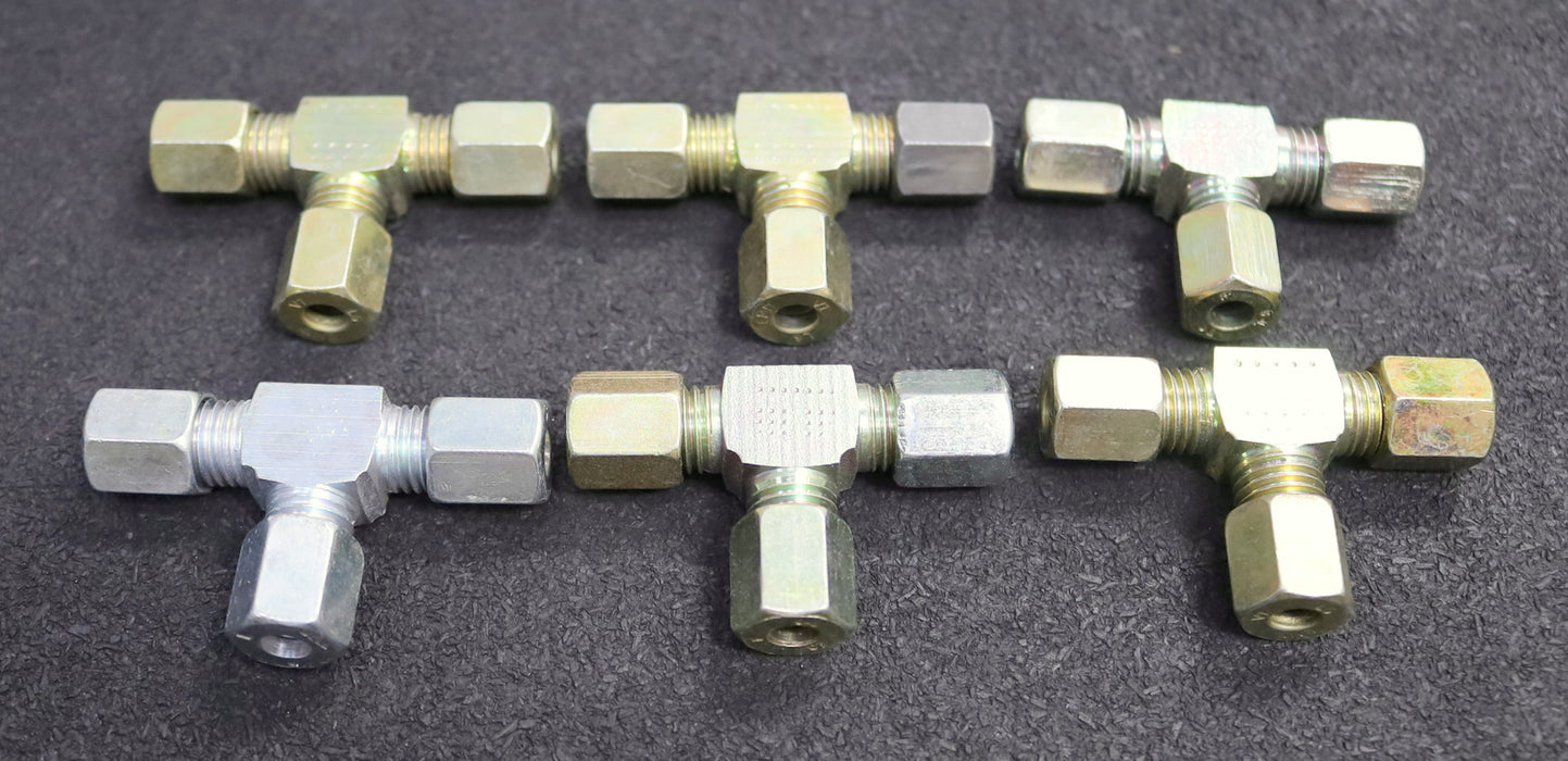 Bild des Artikels ERMETO-6x-T-Verschraubung-Typ:-T-06-ZL-außenØ-11,8mm-innenØ-7mm-EO2-PN315