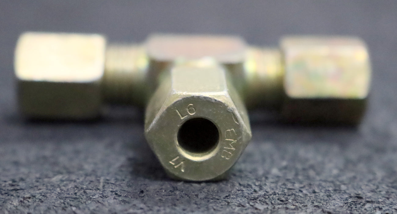 Bild des Artikels ERMETO-6x-T-Verschraubung-Typ:-T-06-ZL-außenØ-11,8mm-innenØ-7mm-EO2-PN315