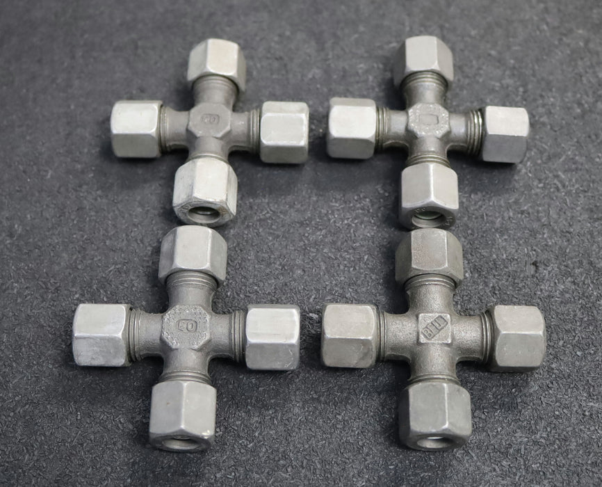 Bild des Artikels ERMETO-4x-Kreuz-Verschraubung-Typ:-K-10-ZL-außenØ-16mm-innenØ-10mm-EO2-AD10