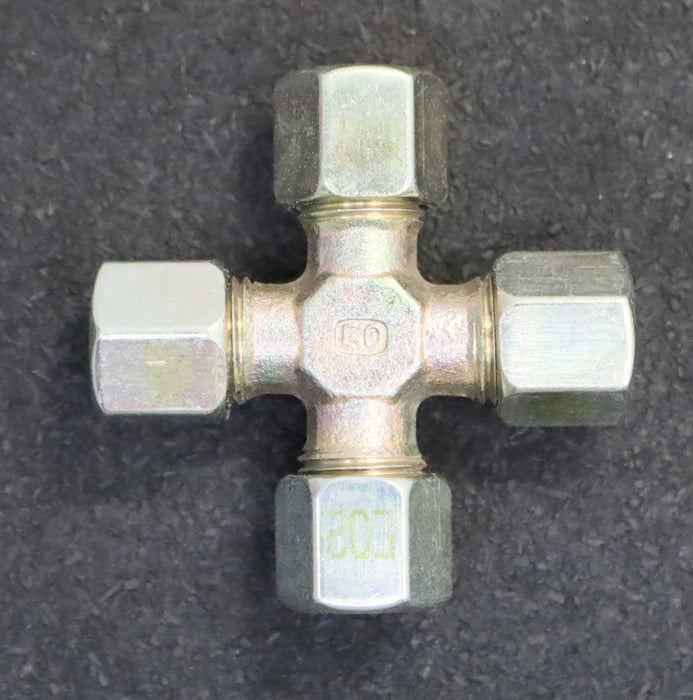 Bild des Artikels ERMETO-3x-Kreuz-Verschraubung-Typ:-K-10-ZL-außenØ-16mm-innenØ-10mm-EO2-PN250