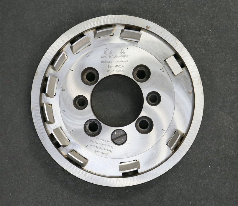 Bild des Artikels WMW-MODUL-Arcoid-Messerkopf-APC-RAUM-MK-6"-2§m---152,4-GDR-Nr.-65