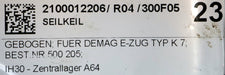 Bild des Artikels DEMAG-Seilkegel-gebogen-für-DEMAG-Elektrozug-K7-Best.Nr.-500-205