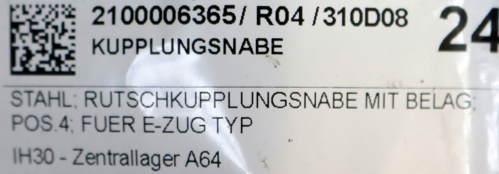 Bild des Artikels STAHL-Kupplungsnabe-Pos.-4-für-STAHL-Elektrozug-T-302-S-unbenutzt
