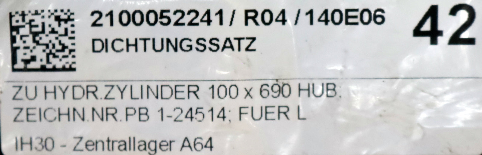 Bild des Artikels LOEDIGE-Dichtungssatz-für-LOEDIGE-Hebebühne-Fab.Nr.-705-/-7993-96