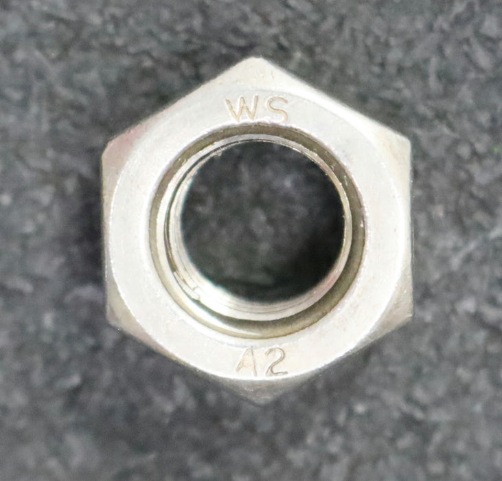 Bild des Artikels WASI-200x-Edelstahl-Sechskant-Mutter-M12-Material-Edelstahl-A2-unbenutzt-in-OVP